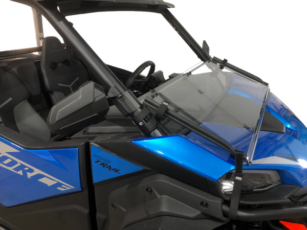 CF-Moto ZForce 800-950 Scratch-Resistant Fold Down Windshield (2023+)