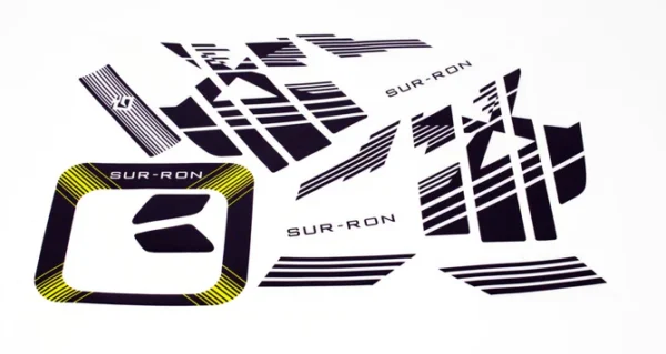 Light Bee Black & White X Decal Kit