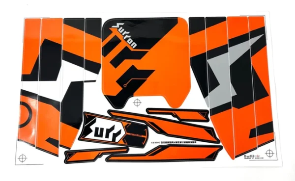 Light Bee Orange Decal Kit